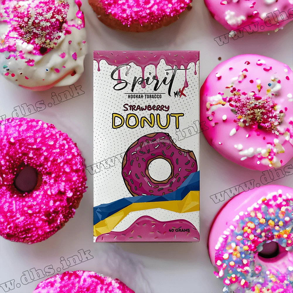 Тютюн Spirit (Спіріт) Mix - Strawberry Donut (Полуничний Пончик) 40г